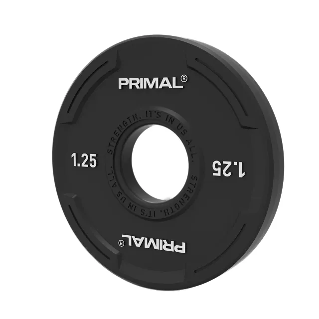 Primal Performance disque olympique caoutchouc 1,25 kg quad-grip