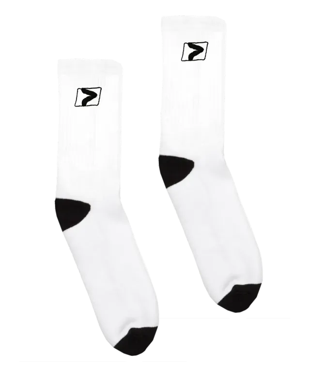 Prime Socks chaussettes sport coton blanches L/XL