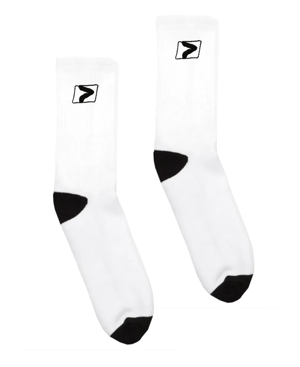 Prime Socks chaussettes sport coton blanches L/XL