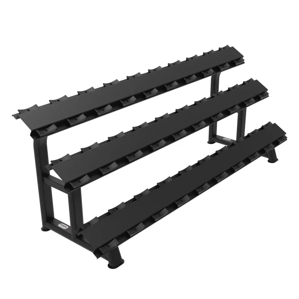 Primal Strength 3 Tier Dumbbell Rack haltères 15 paires