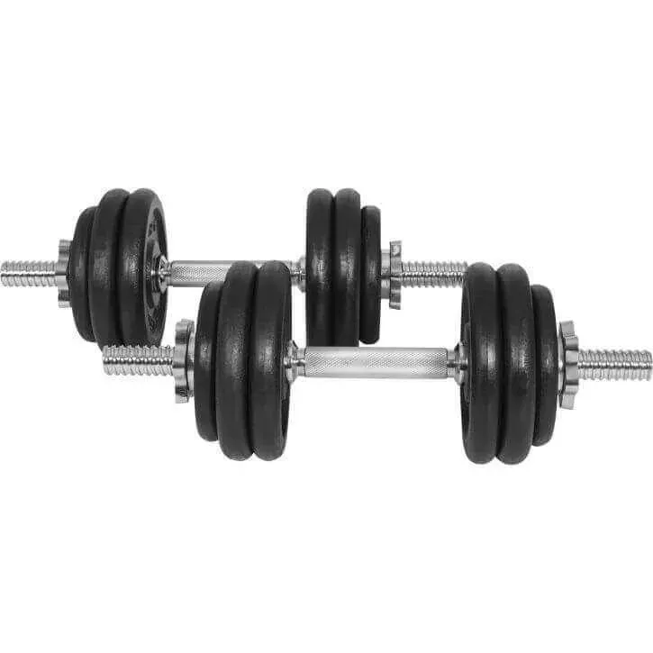 Gyronetics E-Series set haltères fonte 30 kg 25 mm