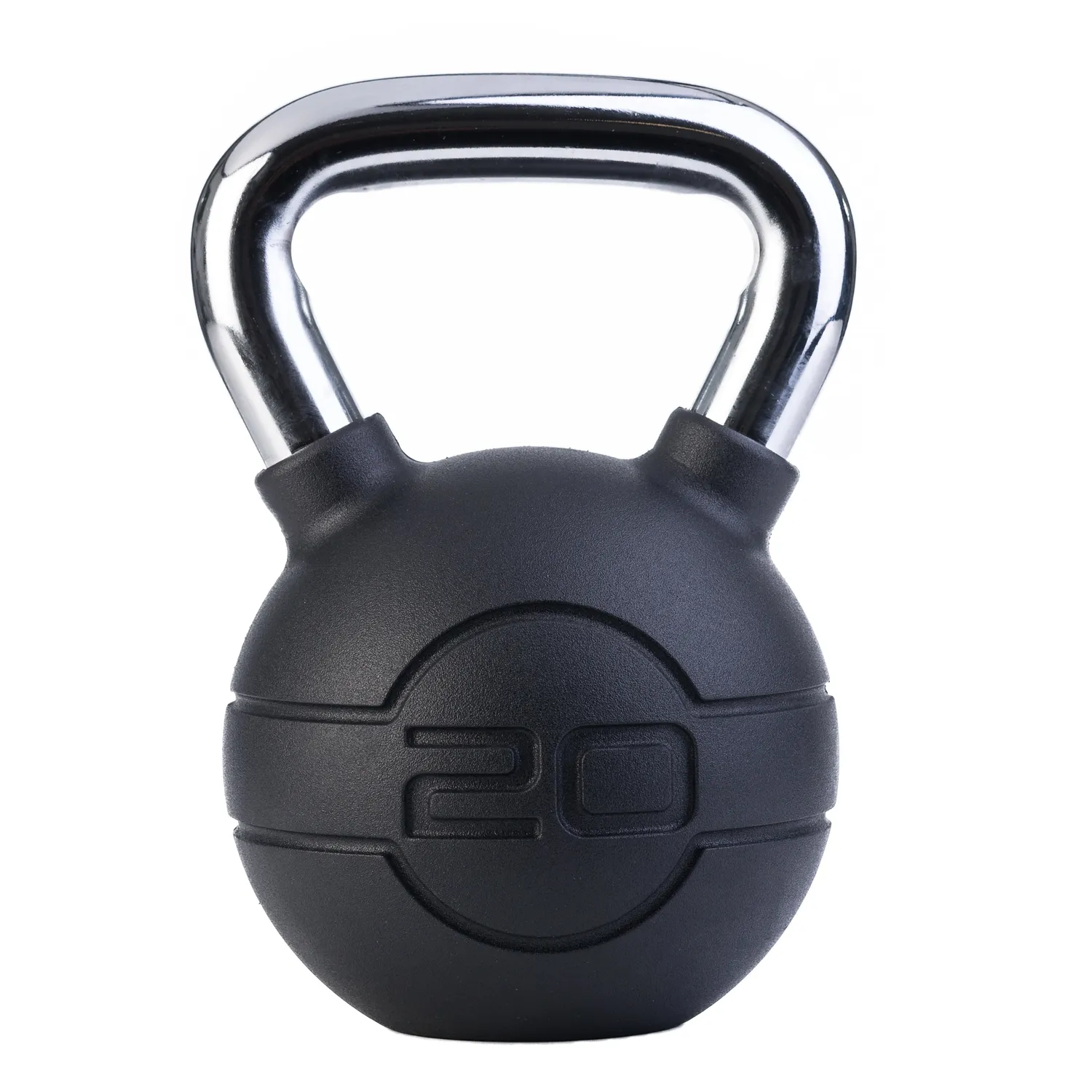 Jordan kettlebell chrome caoutchouc 4 kg
