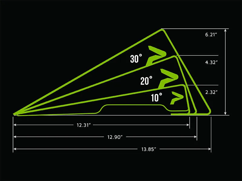 PRIME Squat Wedge Solos bundle 3 cales inclinées squat