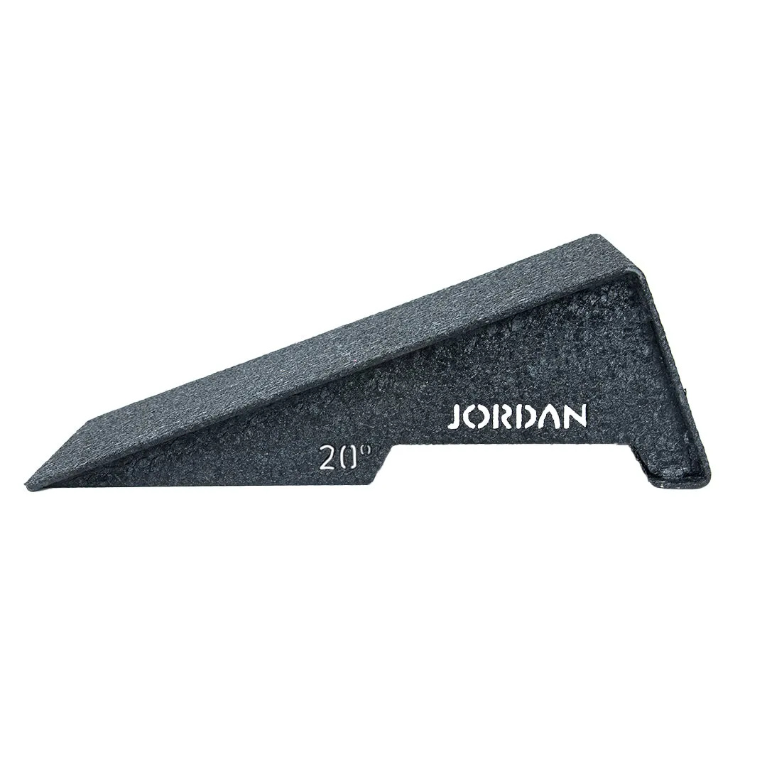 Jordan Fitness Squat Ramps Paire 10 Degrés Acier Talons Surélevés