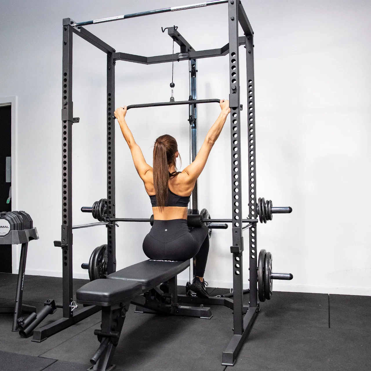Primal Personal Pack home gym rack tirage + banc + barre