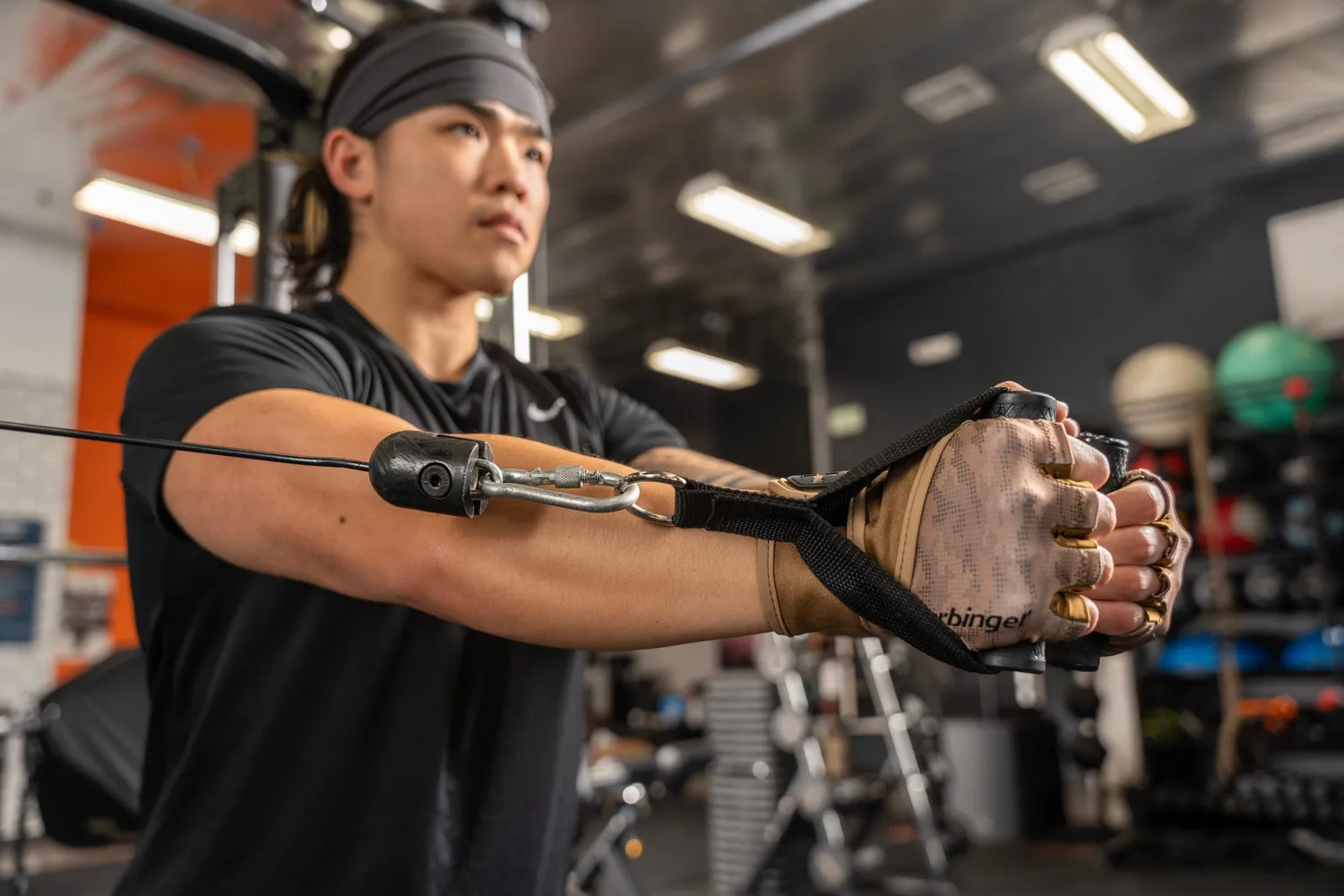Harbinger Pro Wristwrap 3.0 gants musculation homme cuir