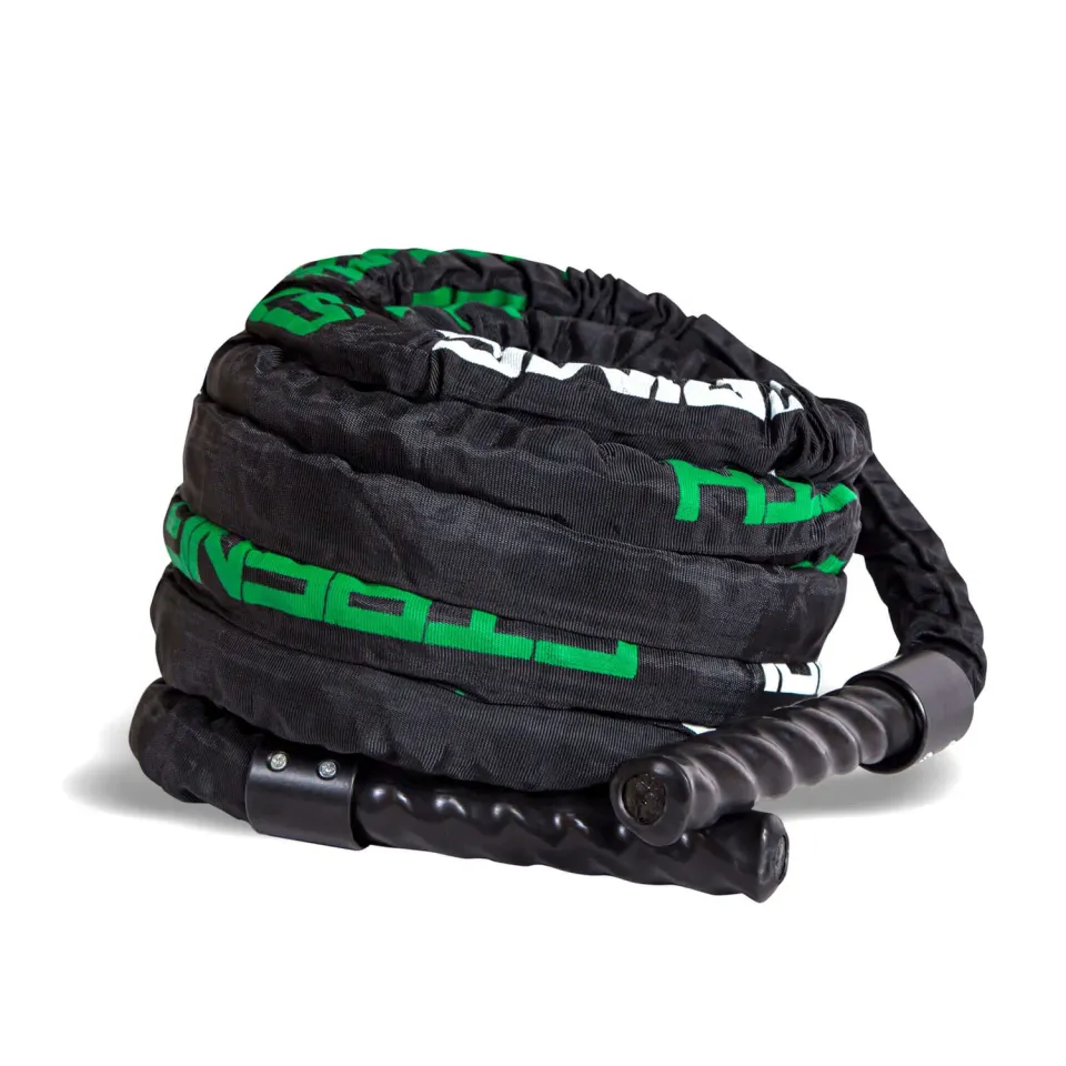 Primal Battle Rope corde combat 10m 12kg poignées gomme