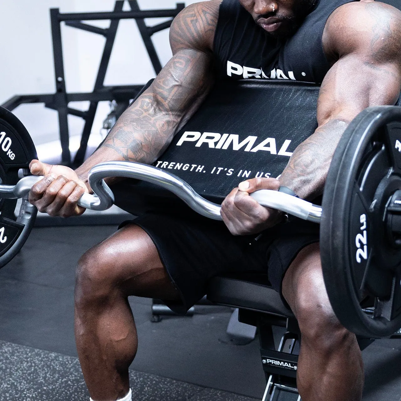 Primal Preacher Pad Coussin Pupitre Biceps Mousse HD