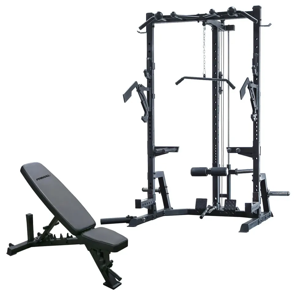 Primal Ultimate half rack + banc musculation pack