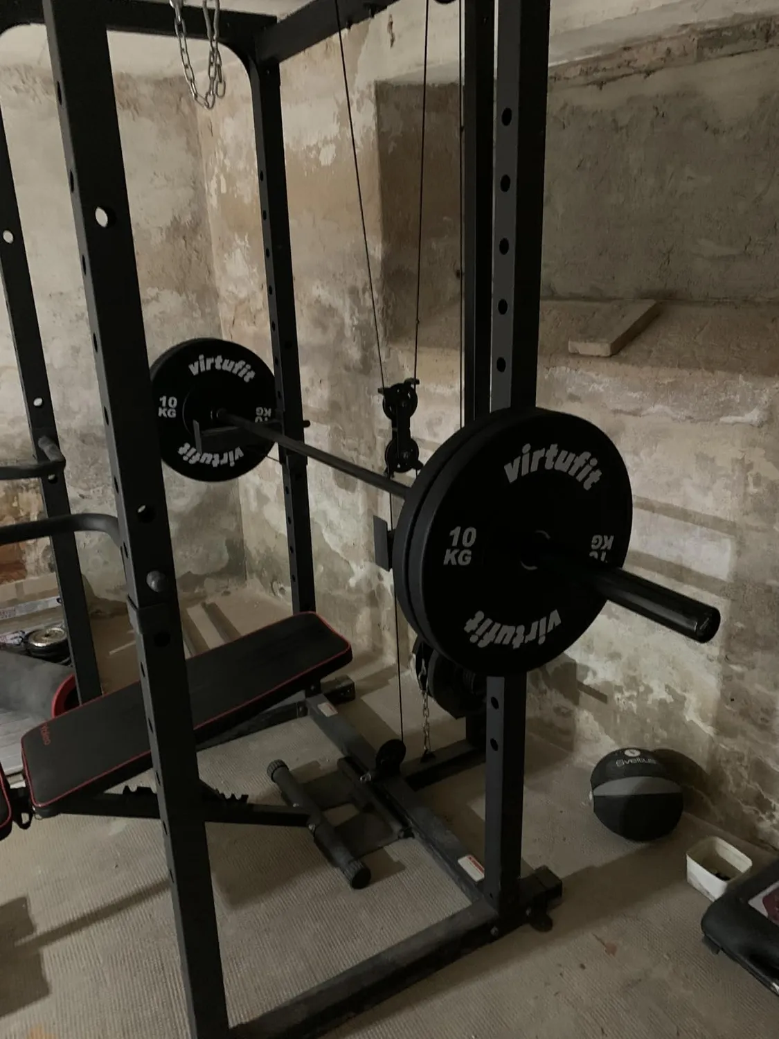 PhysKcal barre olympique 20 kg 220 cm noire 50 mm
