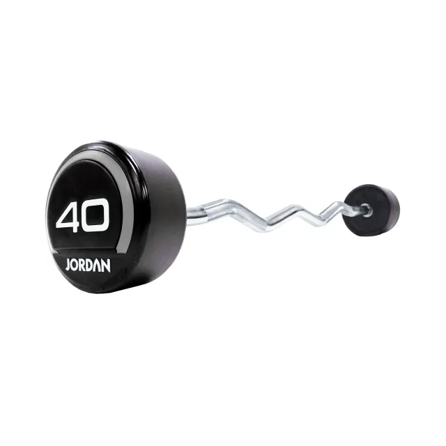 Jordan Urethane Barre curl fixe 40kg grise