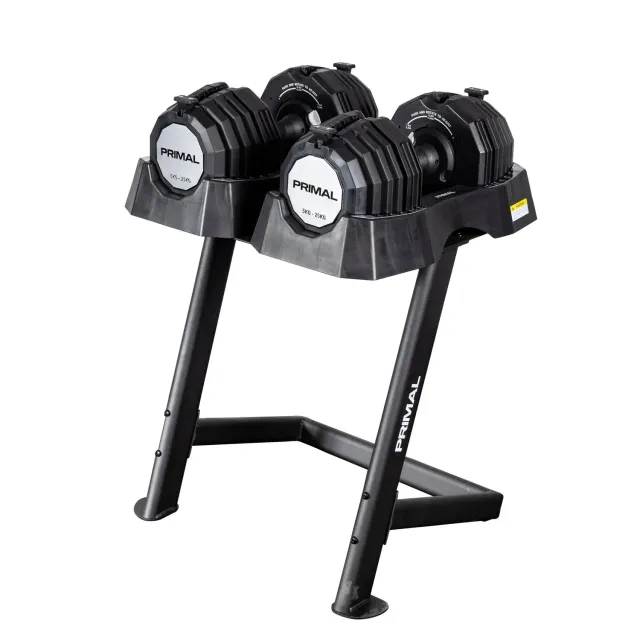 Primal 25kg haltère réglable paire sans support 15-en-1