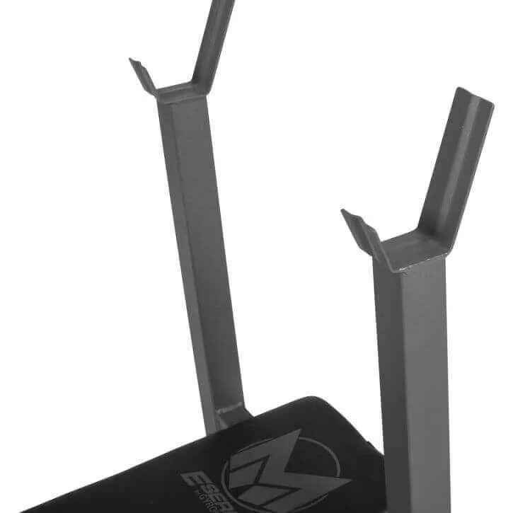 Gyronetics E-Series banc musculation plat avec rack 100 kg