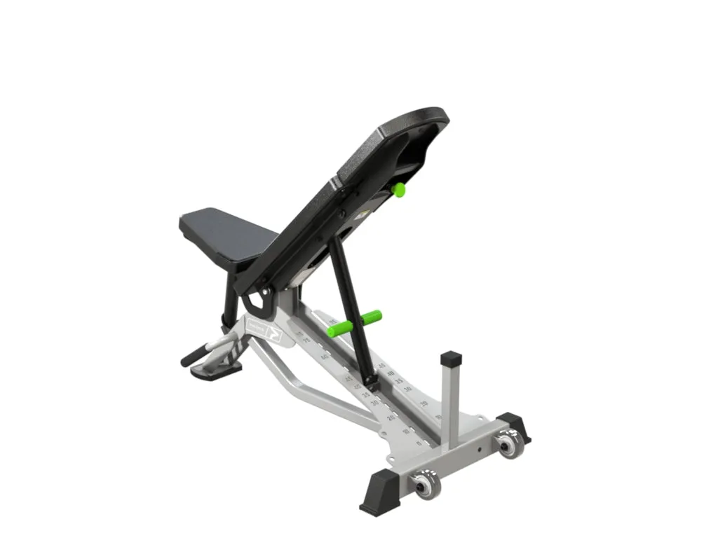 Prime Fitness Shorty banc réglable décliné plat incliné