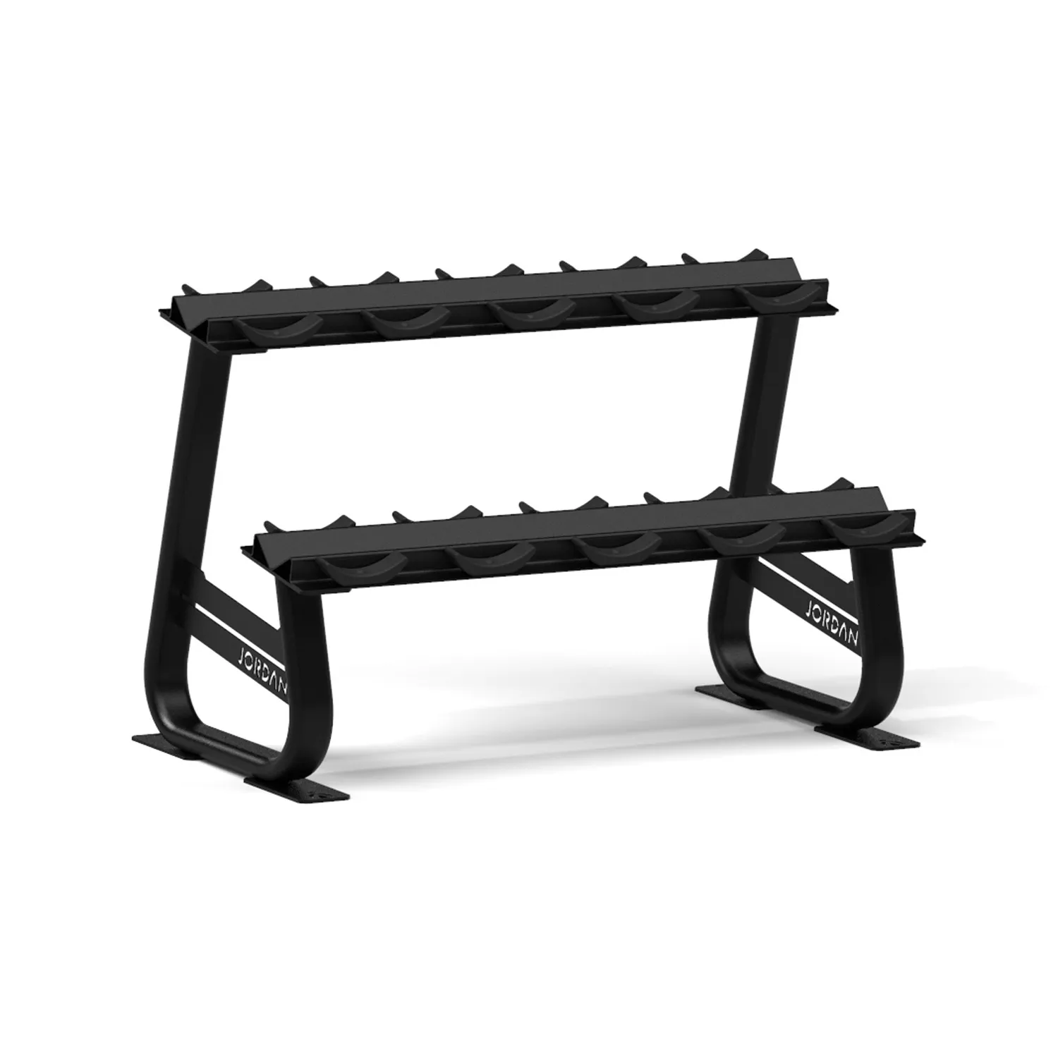 Jordan Fitness S-Series rack haltères 5 paires noir 2 niveaux