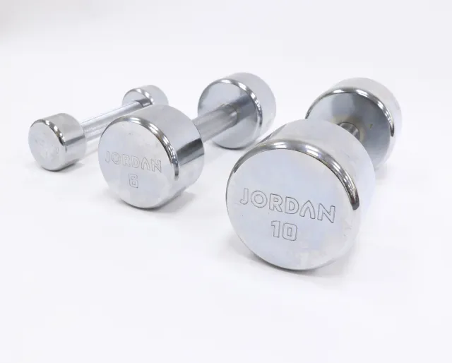 Jordan Fitness Chrome haltères 2x2 kg chromés ex démo