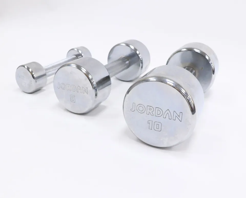Jordan Fitness Chrome haltères 2x2 kg chromés ex démo