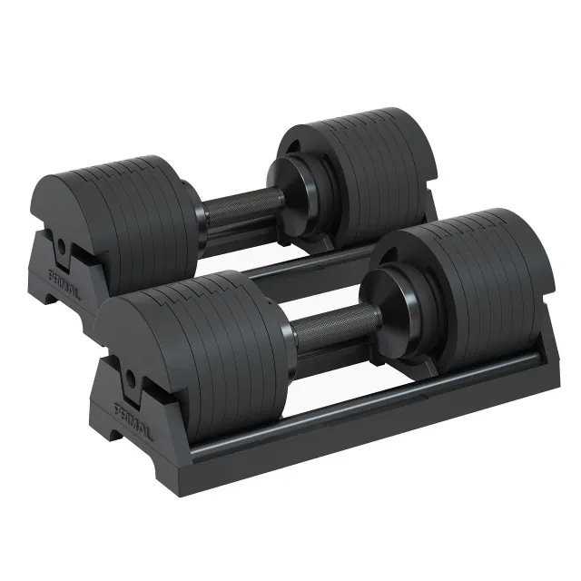Primal Personal haltère réglable paire 40 kg avec support