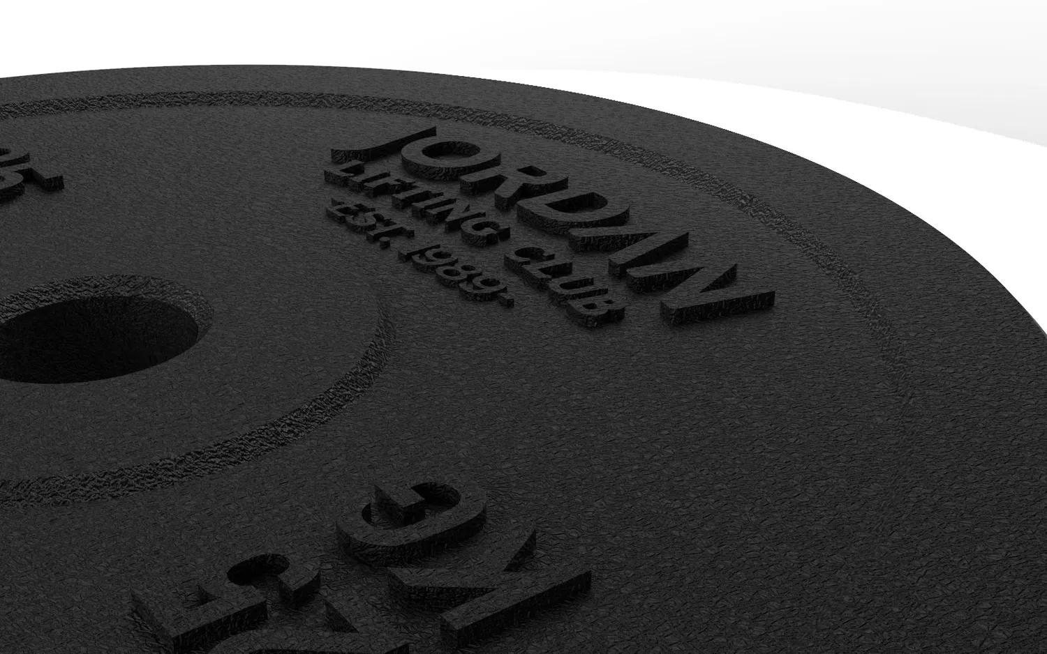 Jordan JLC disque olympique bumper 20 kg caoutchouc recyclé