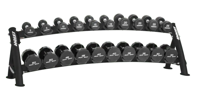 Hoist Fitness CF-3461-2 rack haltères 2 niveaux noir mat
