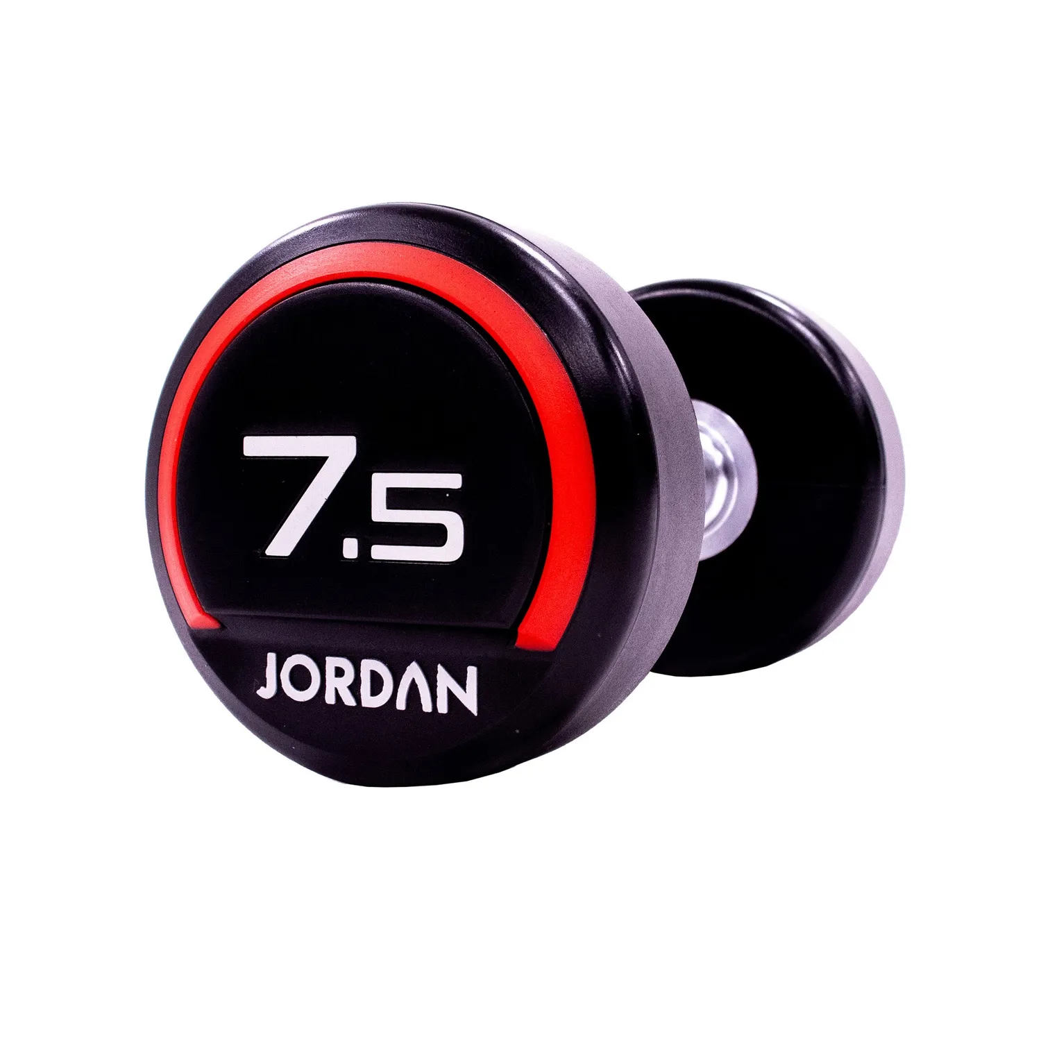 Jordan Urethane haltère rouge paire 20 kg robuste