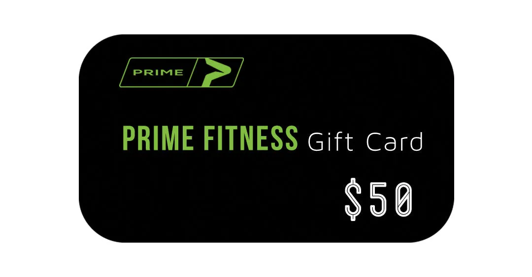 Prime Fitness Gift Card carte cadeau 50 $