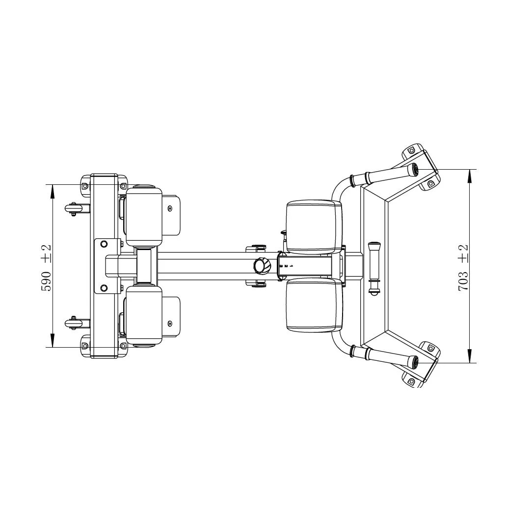 Primal Performance Series Club Hyper Extension banc lombaires 450 kg