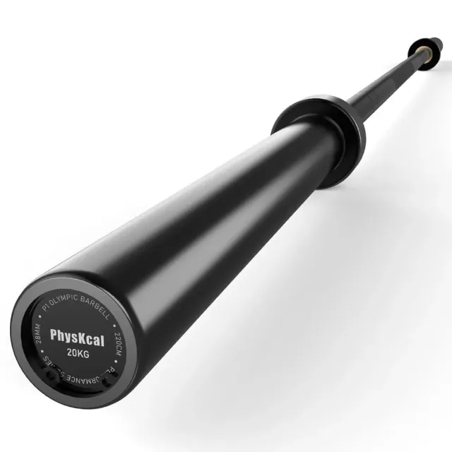 PhysKcal barre olympique 20 kg 220 cm noire 50 mm