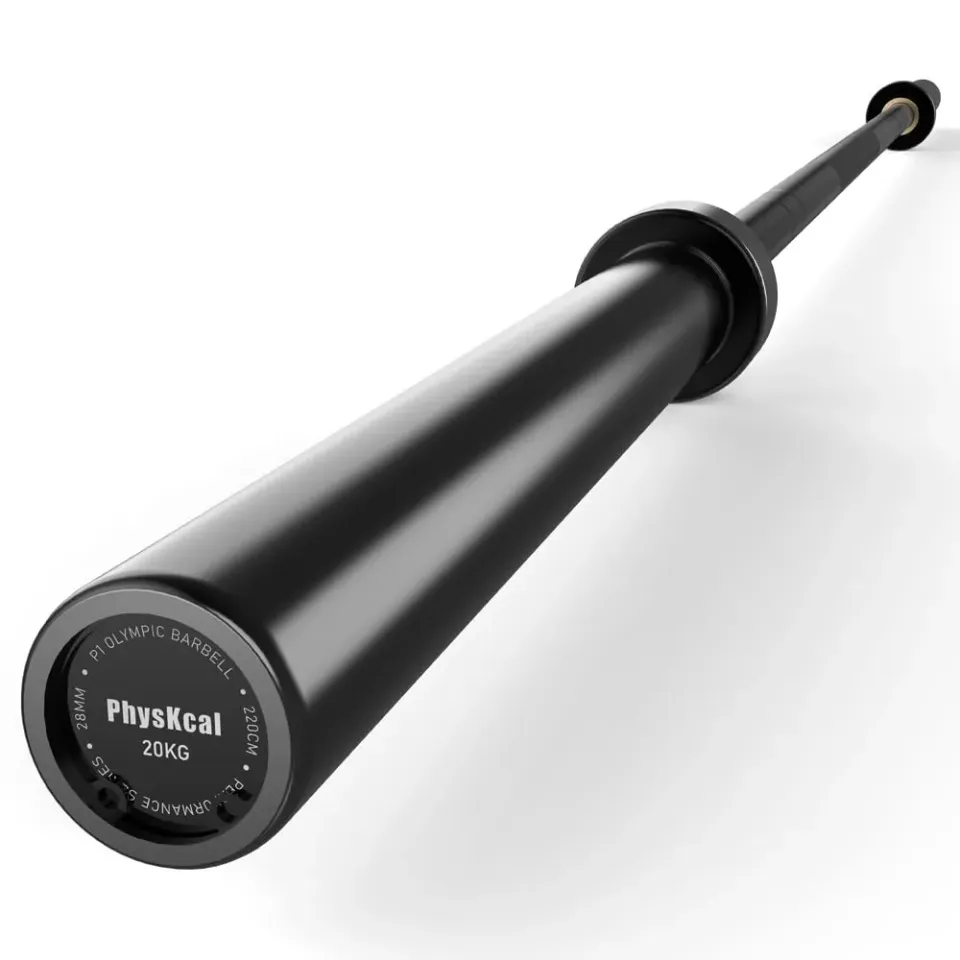 PhysKcal barre olympique 20 kg 220 cm noire 50 mm