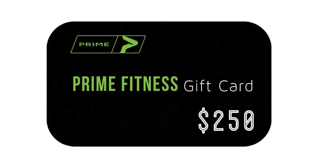 Prime Fitness Gift Card carte cadeau 50 $