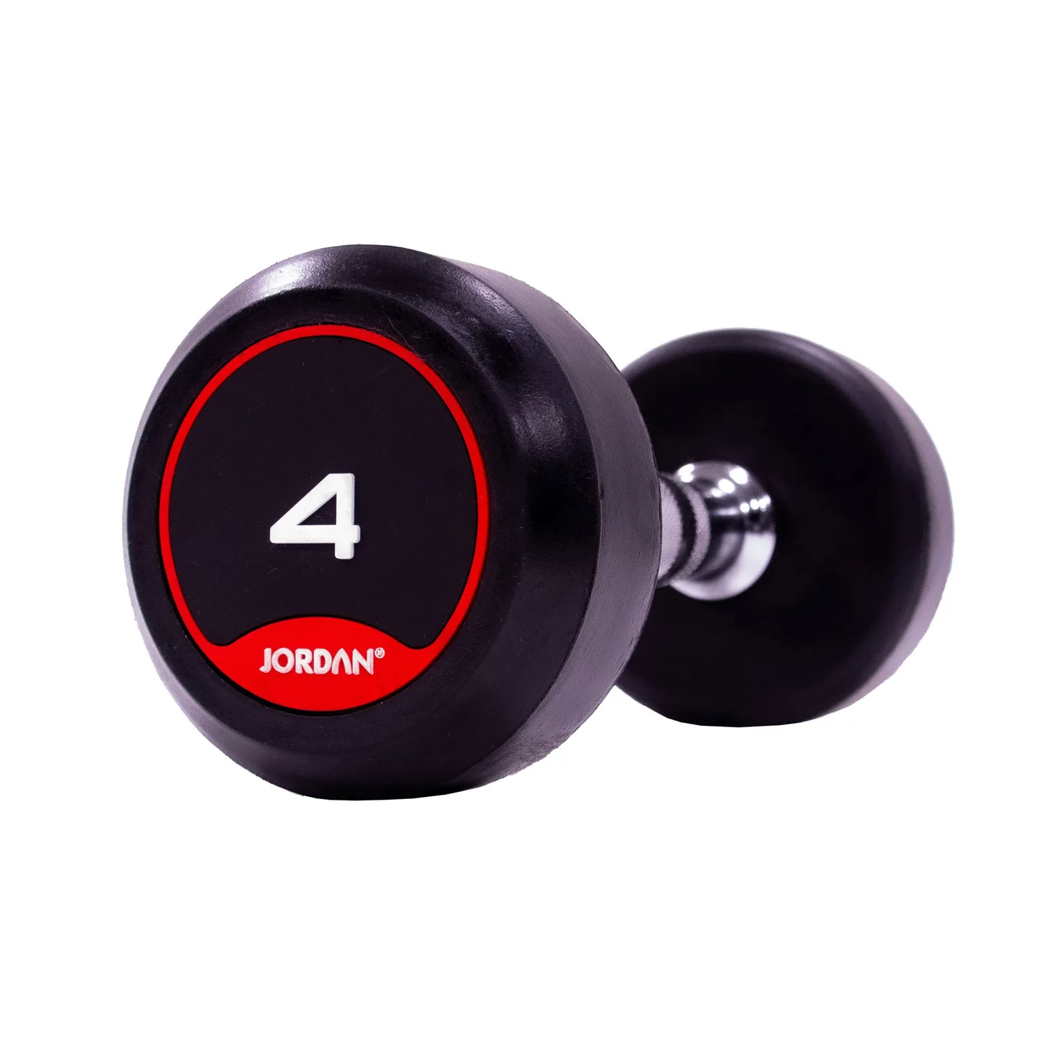 Jordan Fitness Rubber haltères rouge paire 10 kg muscu
