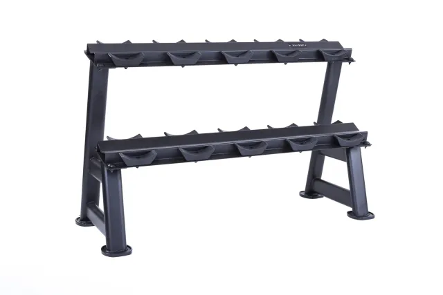 Jordan Rack Haltères 5 Paires 2 Niveaux Noir Acier
