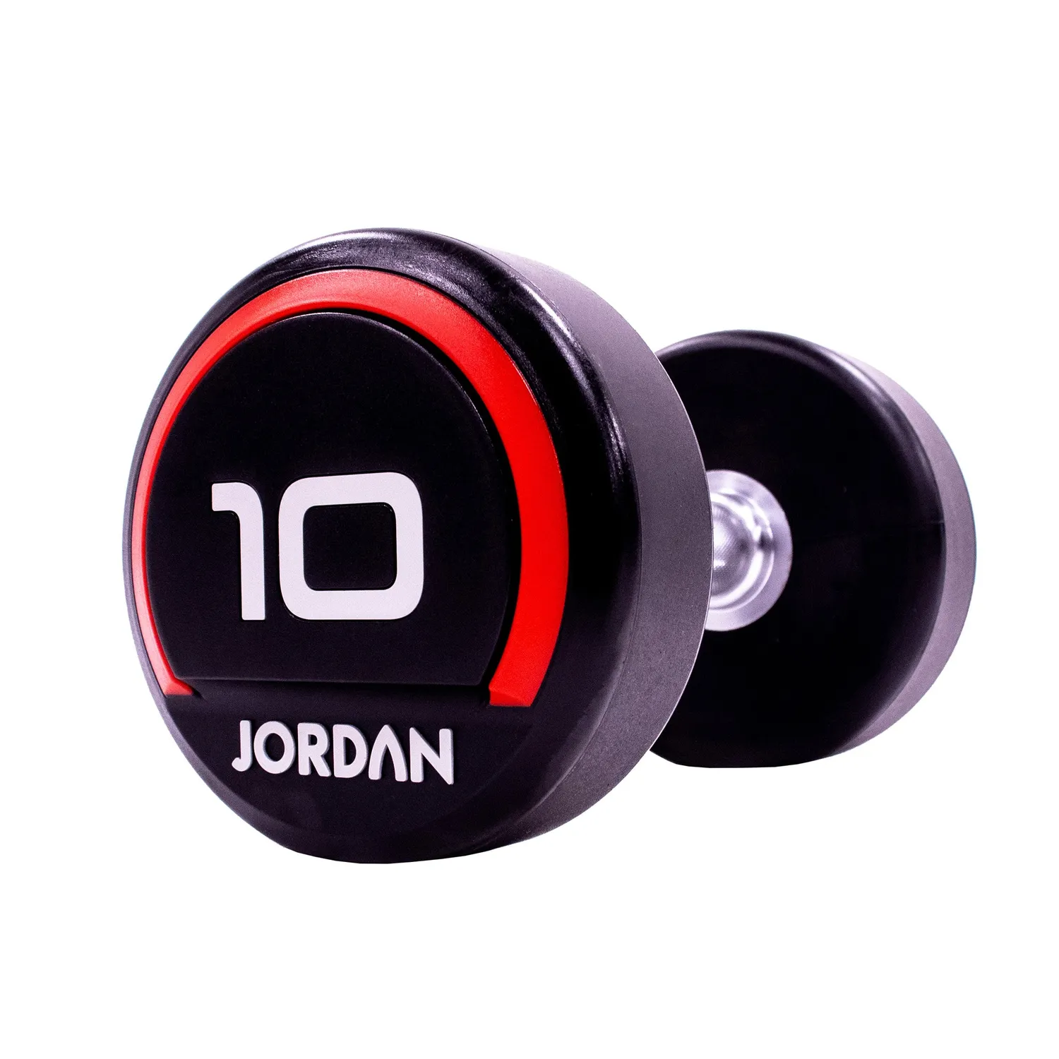 Jordan Urethane haltère rouge paire 20 kg robuste