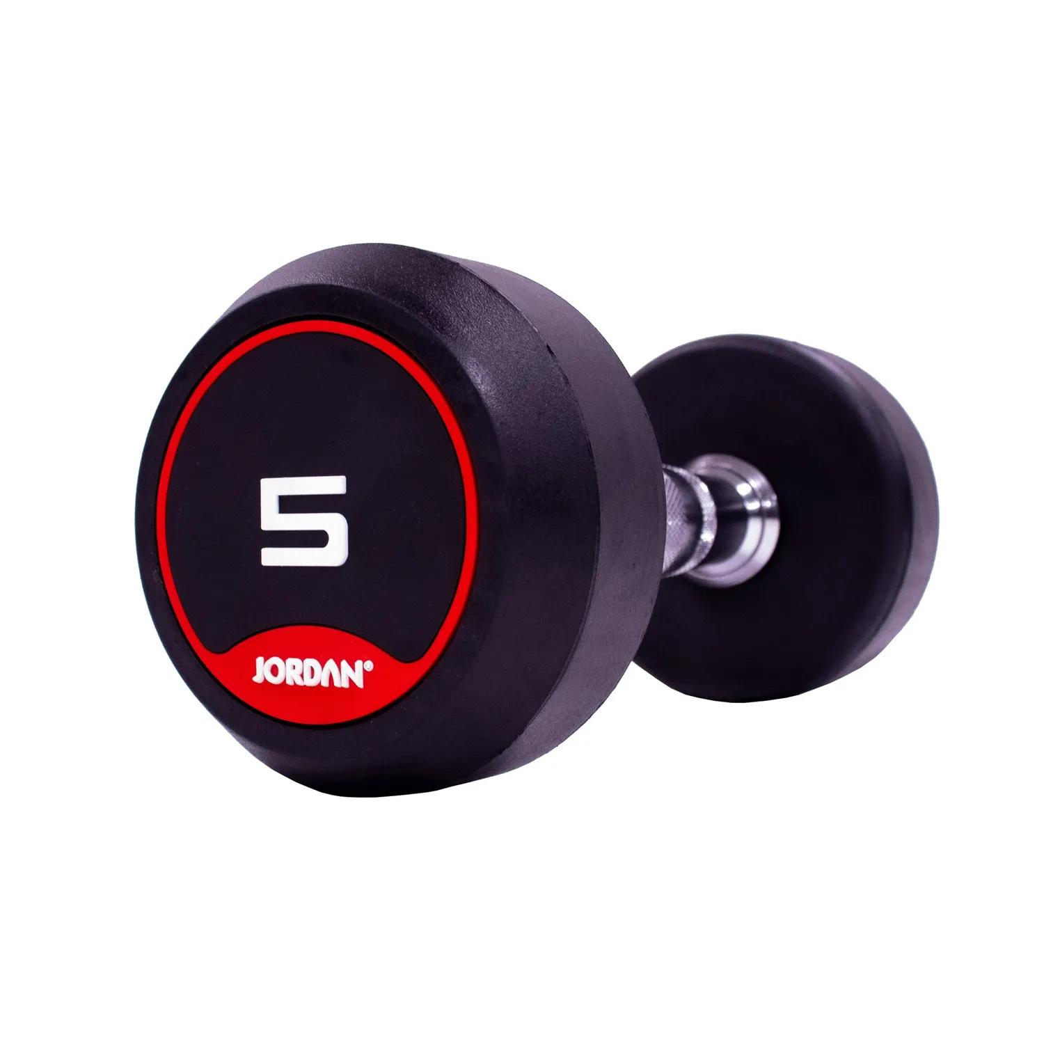 Jordan Fitness Rubber haltères rouge paire 10 kg muscu