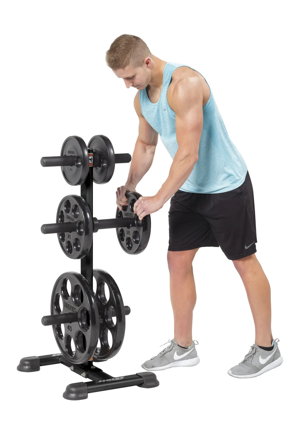 Hoist Fitness HF-5444 râtelier disques olympiques vertical