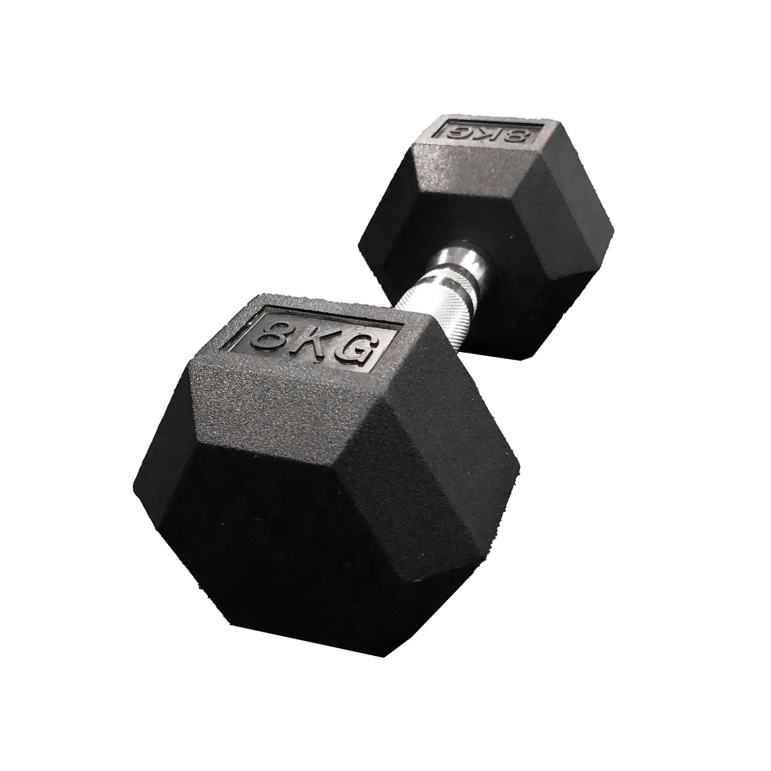 Jordan JLC Hex haltère caoutchouc paire 1 kg anti-roulis