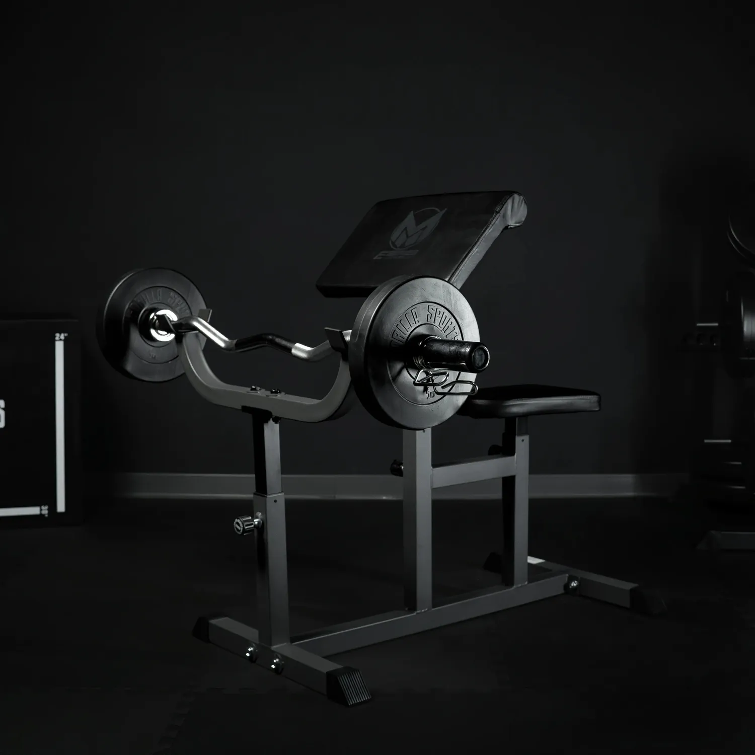Gyronetics E-Series Curlbank banc Scott réglable 150 kg