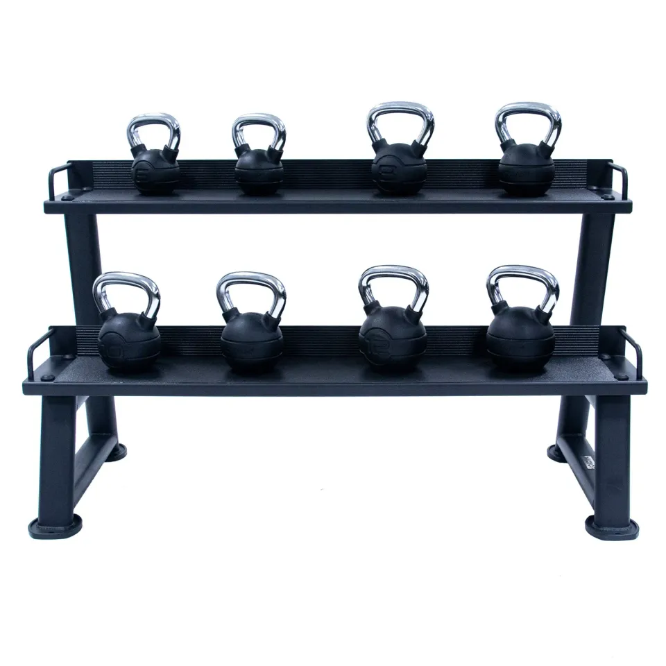 Jordan Fitness Kettlebell Rack support 12 kettlebells noir