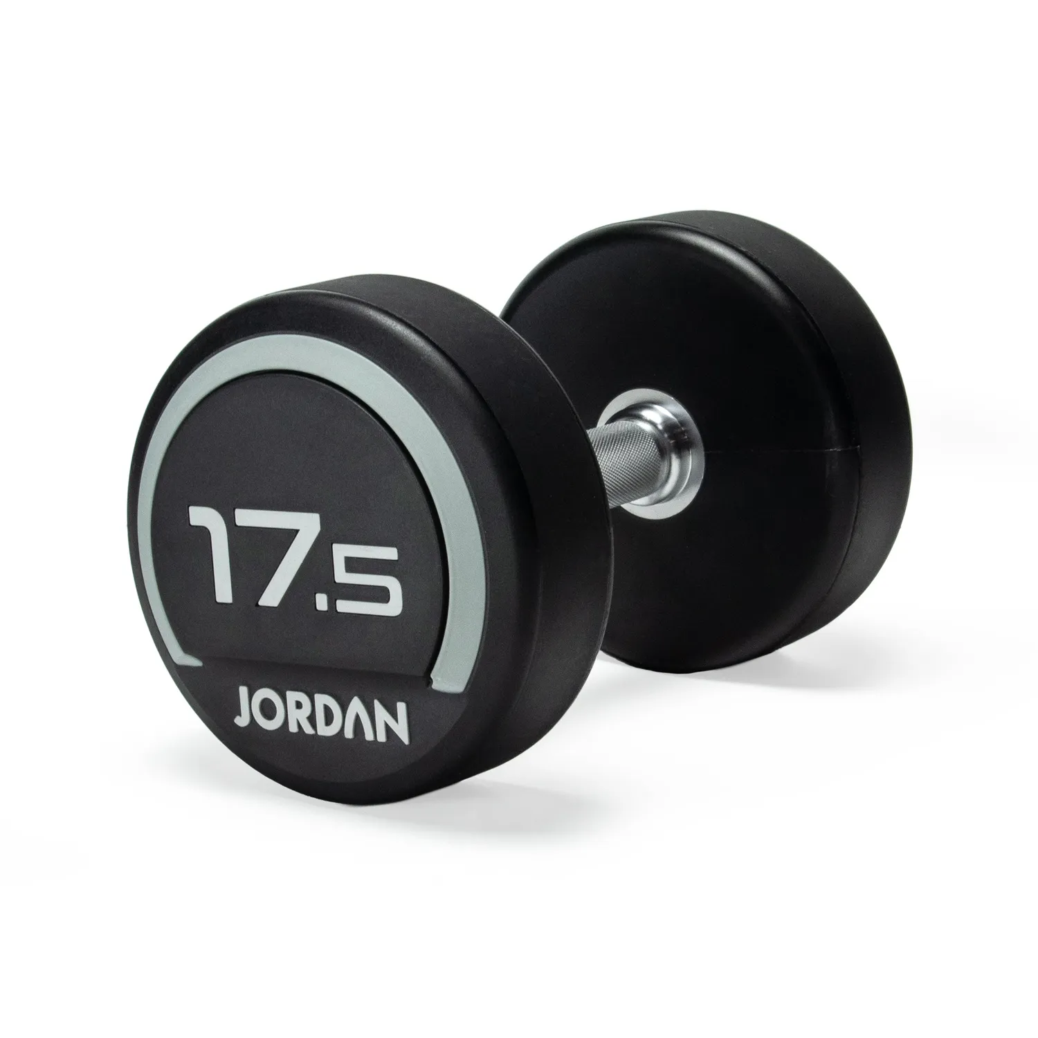 Jordan Fitness Urethane haltères gris paire 20 kg pro