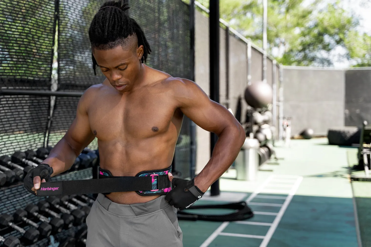 Harbinger 4.5" Foam Core ceinture musculation nylon noir