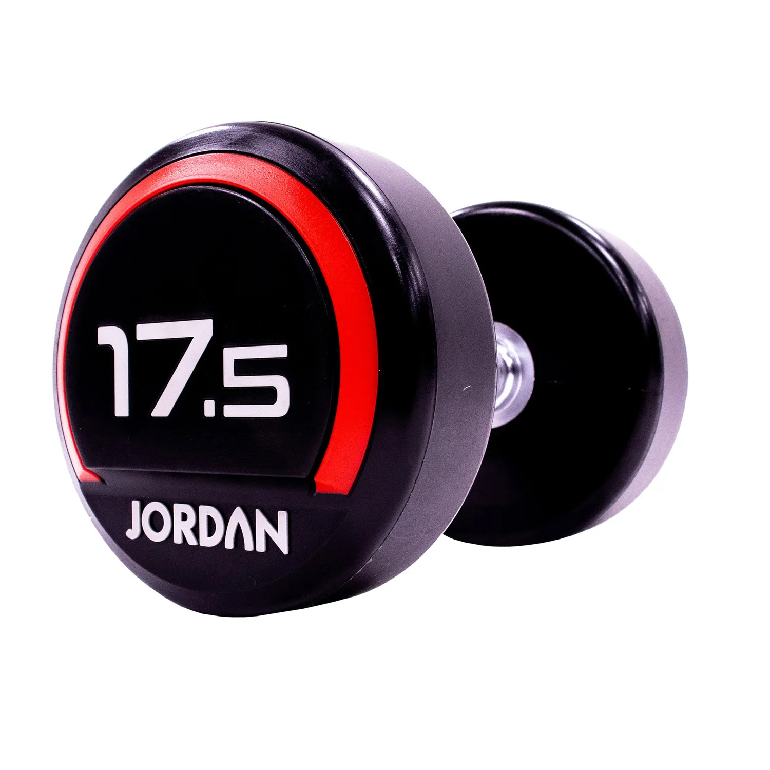 Jordan Urethane haltère rouge paire 20 kg robuste