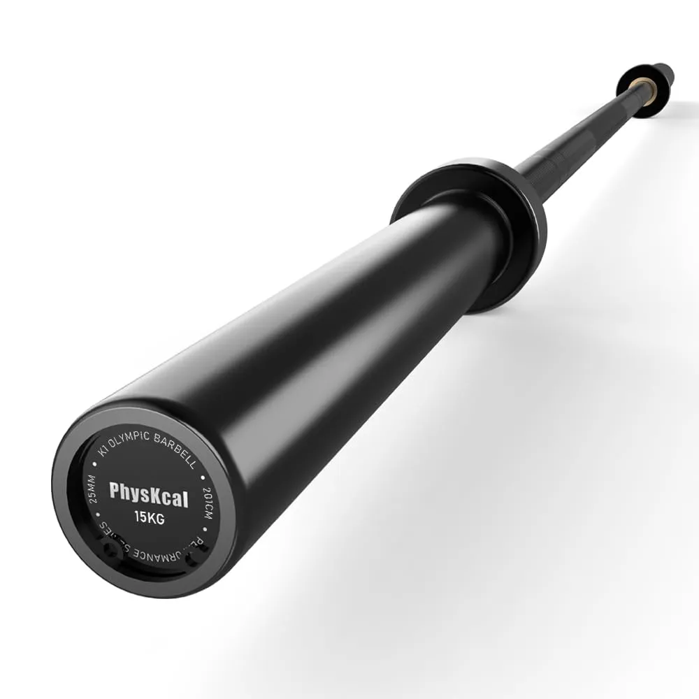 PhysKcal barre olympique 20 kg 220 cm noire 50 mm