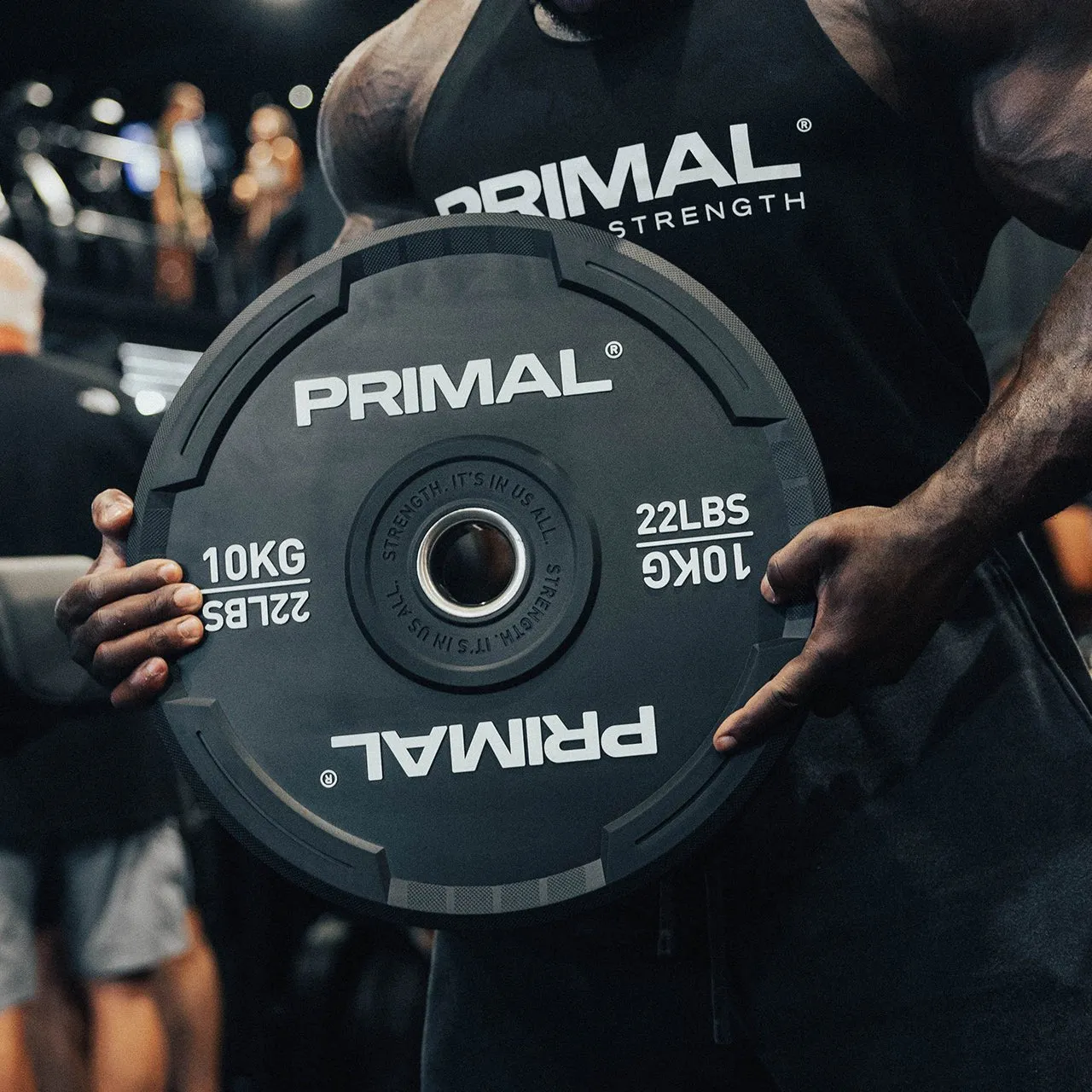 Primal Performance Black disque bumper 5-25 kg caoutchouc