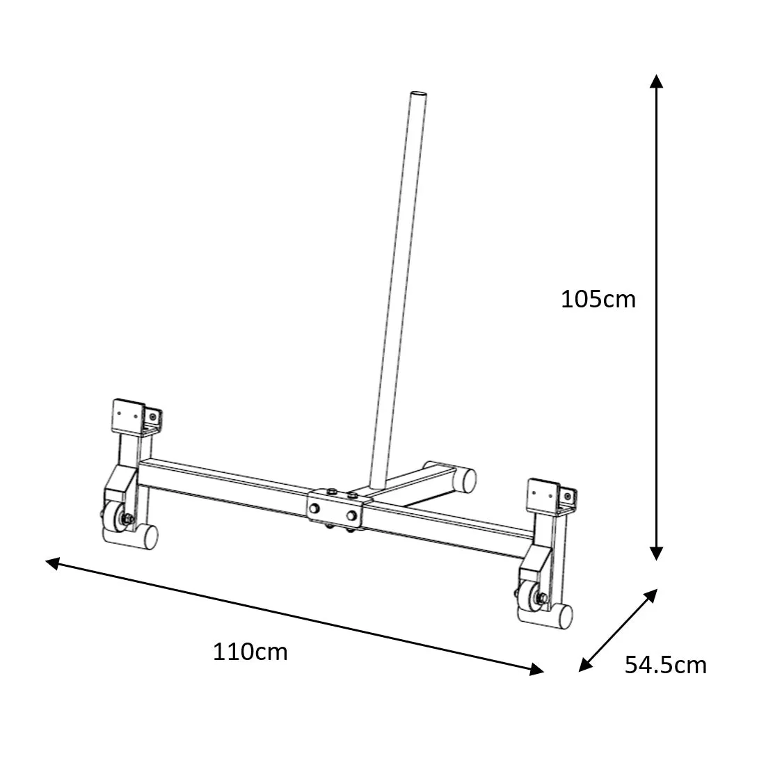 Primal Performance Series Barbell Jack cric à barre 350 kg grip