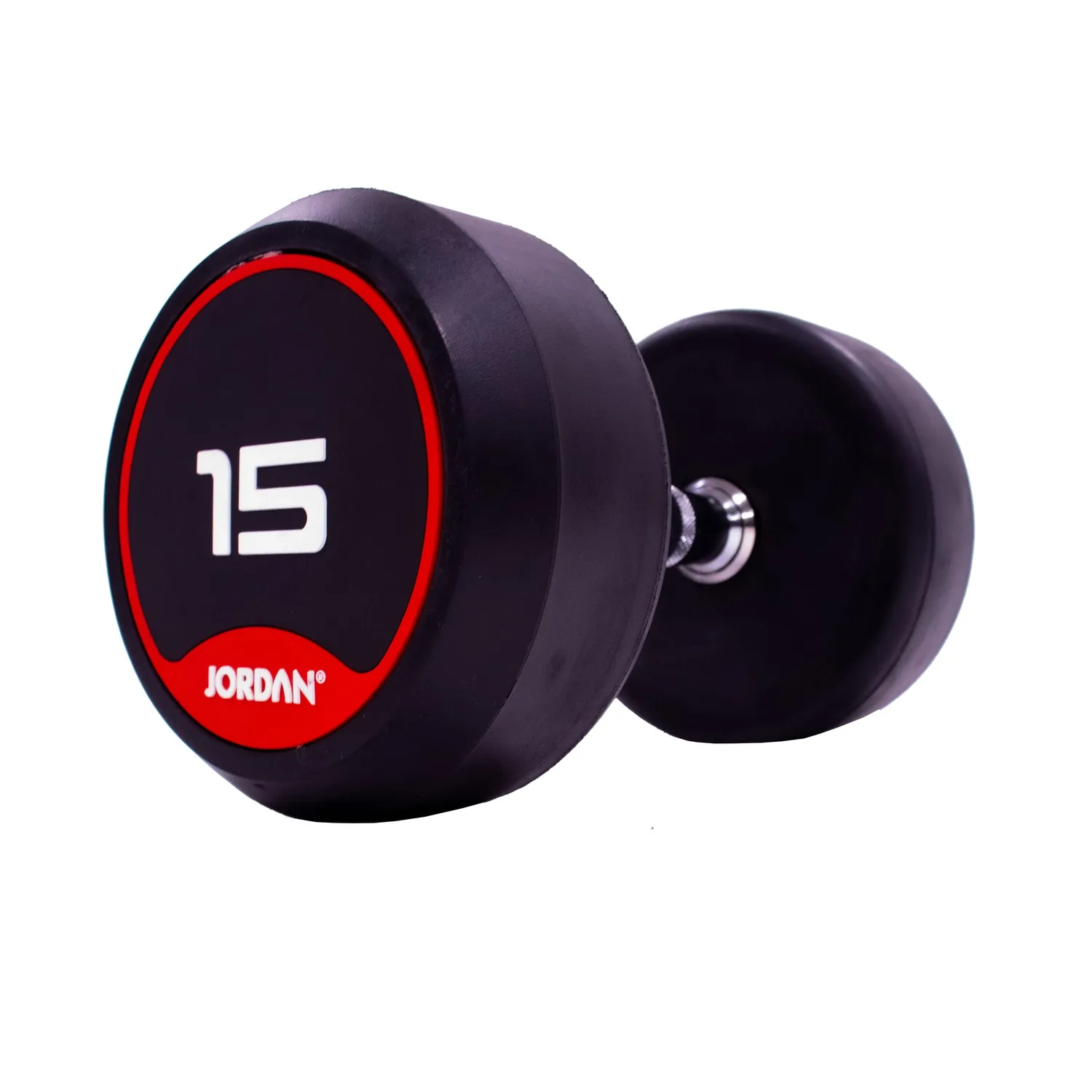 Jordan Fitness haltère caoutchouc rouge paire 10 kg