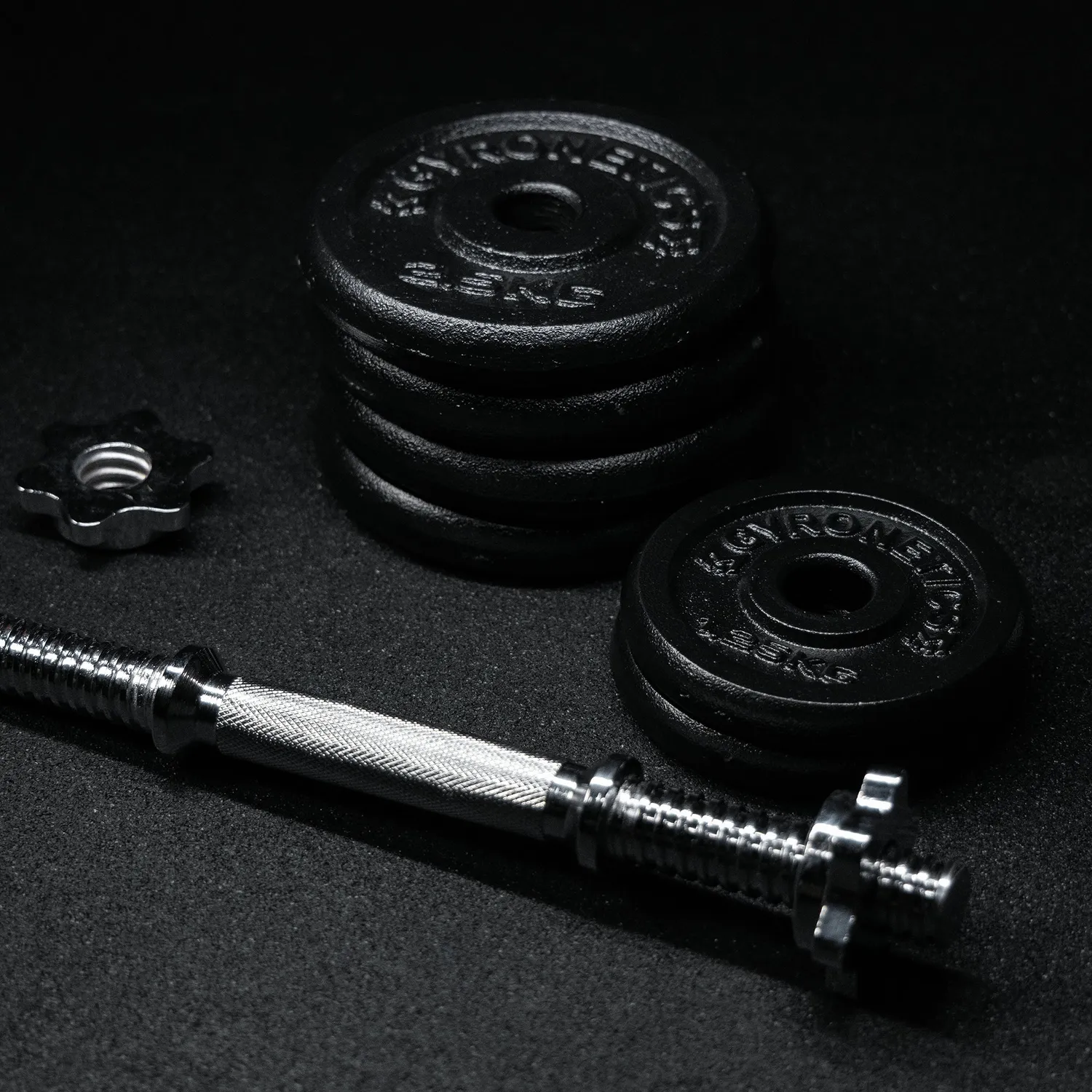 Gyronetics E-Series kit haltère court fonte 15 kg 25 mm