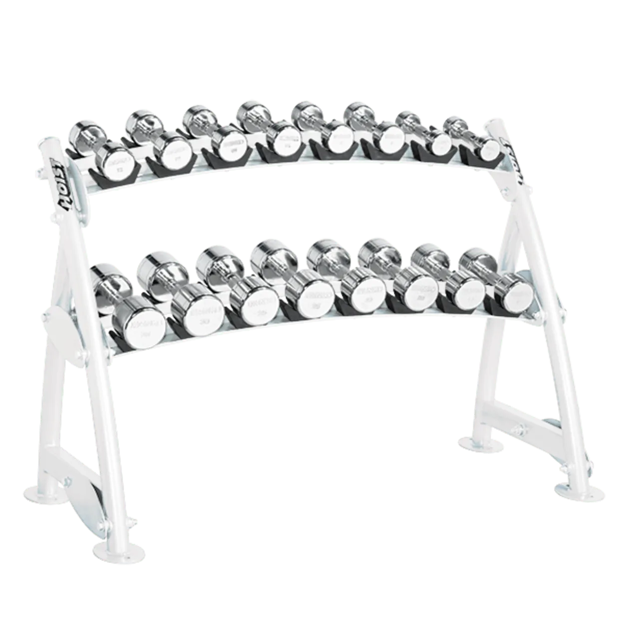 Hoist Fitness CF-3462-2 rack haltères 2 niveaux noir