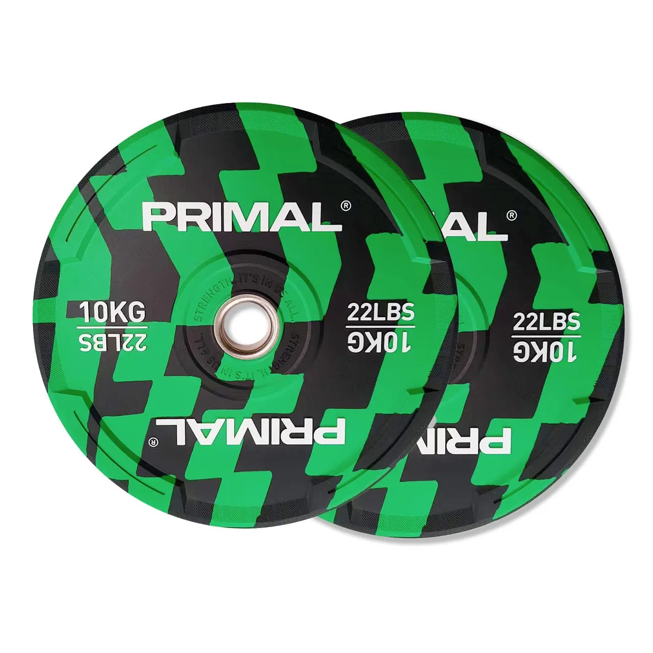 Primal Performance Progress Bumper disque bumper paire caoutchouc