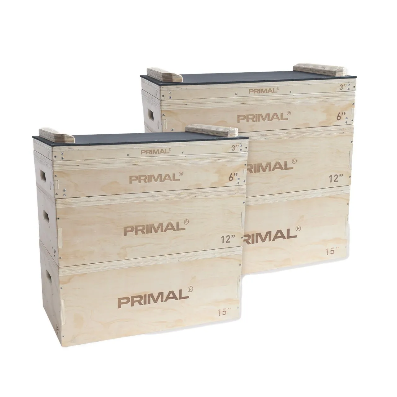 Primal Performance Series Jerk Blocks blocs haltérophilie bois empilables