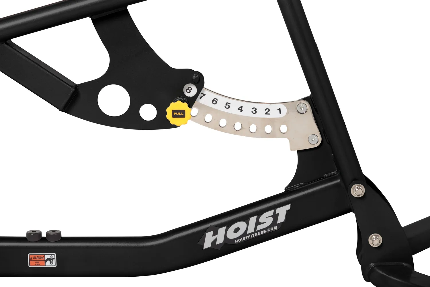 Hoist Fitness HF-5664 banc lombaire roman noir réglable